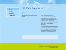 Tablet Screenshot of lifepathacupuncture.com